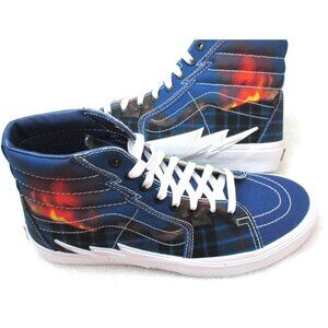 Vans Sk8-Hi Bolt Big Reveal Classics Navy Blue White Skate shoes Sizes NIB